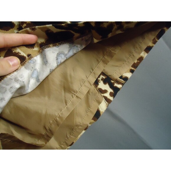 Merona Leopard Print Knee Length Pencil Skirt Womens Size 8 Stretch Lined - Picture 4 of 9